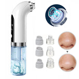 Vacuum Pore Clean Electric Small Bubble Blackhead Remover USB Rechargeable Water Cycle Pore Pimple Removal Facial Cleaner Tools