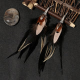 Boho Feather Earrings
