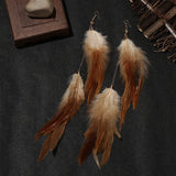 Boho Feather Earrings