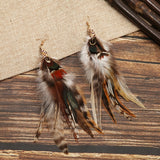 Boho Feather Earrings