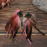 Boho Feather Earrings