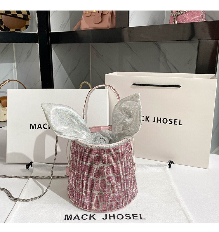 Party Wedding Rhinestones Diamond Evening Clutch Bag Luxury Design Shiny Chain Bling Purse Women Handbag Shoulder Crossbody Bag