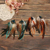 Boho Feather Earrings