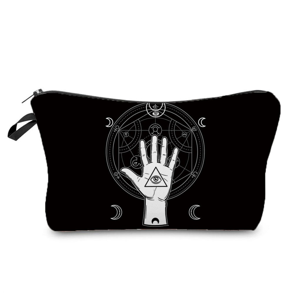 Turkish Blue Evil Eye Portable Women Travel Storage Bag Small Toiletry Organizer Cosmetic Bag Waterproof Female Lucky Makeup Bag