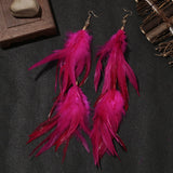 Boho Feather Earrings