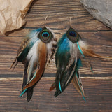 Boho Feather Earrings