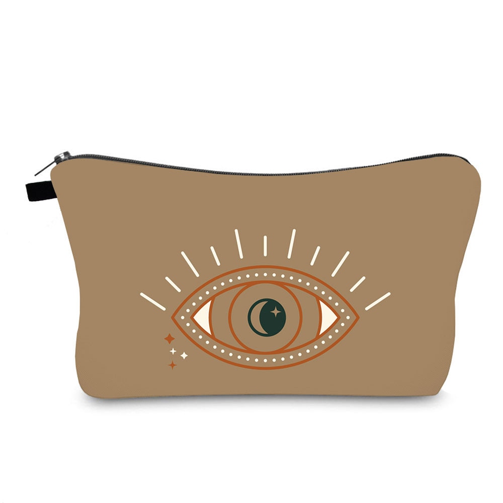 Turkish Blue Evil Eye Portable Women Travel Storage Bag Small Toiletry Organizer Cosmetic Bag Waterproof Female Lucky Makeup Bag