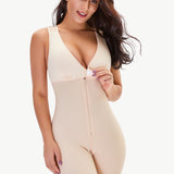 Lace Trim Shapewear with Zipper