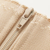 Adjustable Strap Zip-Up Shaping Bodysuit