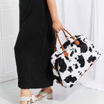 Animal Print Plush Weekender Bag