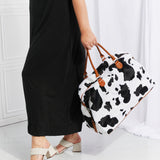 Animal Print Plush Weekender Bag