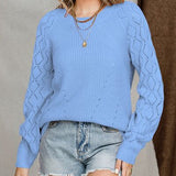 Round Neck Raglan Sleeve Sweater