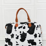 Animal Print Plush Weekender Bag