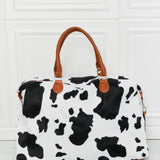 Animal Print Plush Weekender Bag