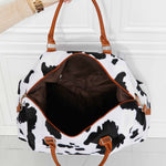 Animal Print Plush Weekender Bag