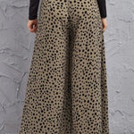 Animal Print High-Rise Pants