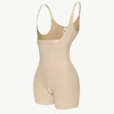 Side Zipper Under-Bust Shaping Bodysuit