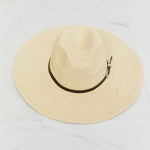 Boho Summer Straw Fedora Hat