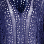 Cutout V-Neck Cover-Up with Tassel