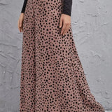 Animal Print High-Rise Pants