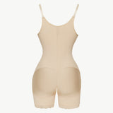Side Zipper Under-Bust Shaping Bodysuit