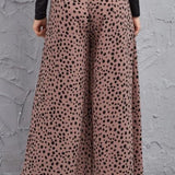 Animal Print High-Rise Pants
