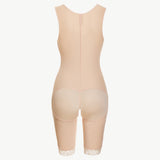 Lace Trim Shapewear with Zipper