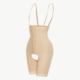 Hook-and-Eye Lace Trim Shaping Bodysuit
