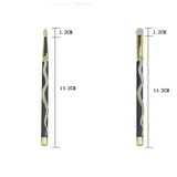 10PCS Snake Pattern Makeup Brush Set