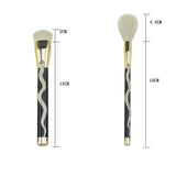 10PCS Snake Pattern Makeup Brush Set