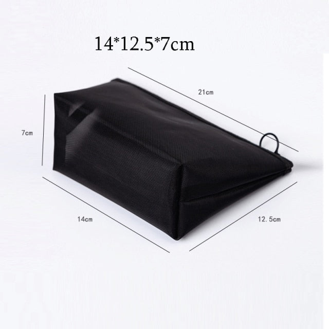 Black Mesh Make Up Organizers