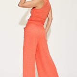 Basic Bae Full Size Ribbed Tank and Wide Leg Pants Set