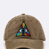 Eye Of Providence Embroidery Cotton Cap