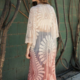 Ombre Bohemian Lace Kimono