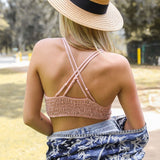 Crochet Daisy Longline Bralette