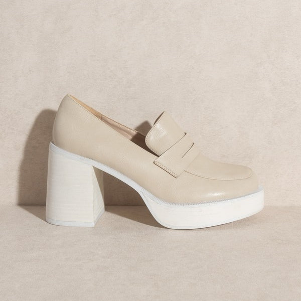 Oasis Society Hannah - Platform Penny Loafers