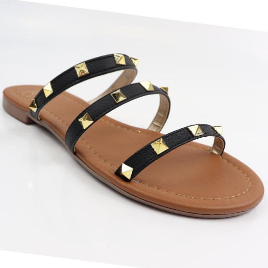 Three strap Studded Sandal