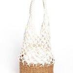 KNITTED BASKET BAG