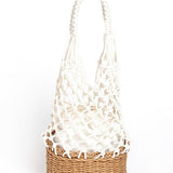 KNITTED BASKET BAG