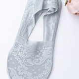 No-Slip Floral Lace Socks