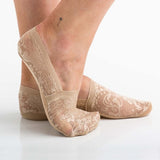 No-Slip Floral Lace Socks