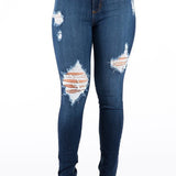 KYLIE SKINNY JEAN IN DARK WASH