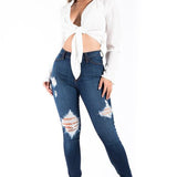 KYLIE SKINNY JEAN IN DARK WASH