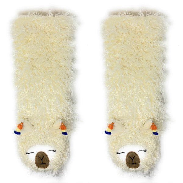 Women's Llama House Slipper Socks