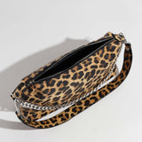 LEOPARD SADDLE SHOULDER BAG