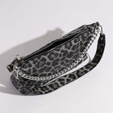 LEOPARD SADDLE SHOULDER BAG