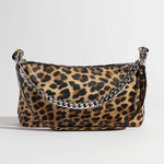 LEOPARD SADDLE SHOULDER BAG