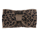 LEOPARD PRINT WINTER HEADBAND