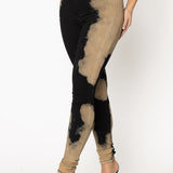 Bleach Skinny Jean in Black