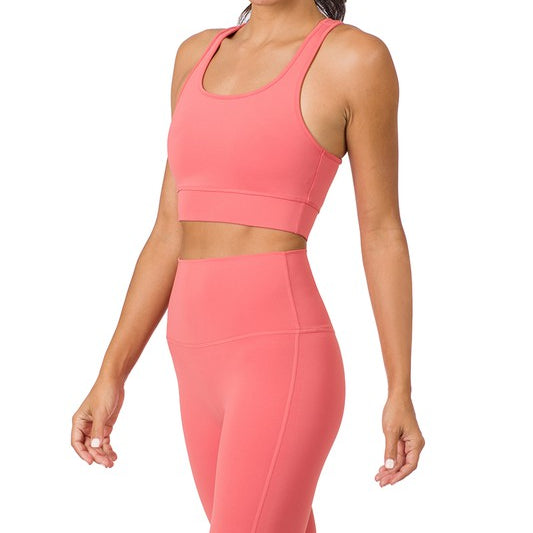 Athletic Tank Top & Biker Shorts Set